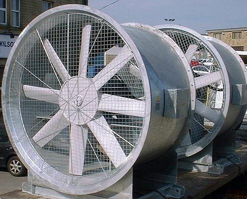 industrial fans specifications
