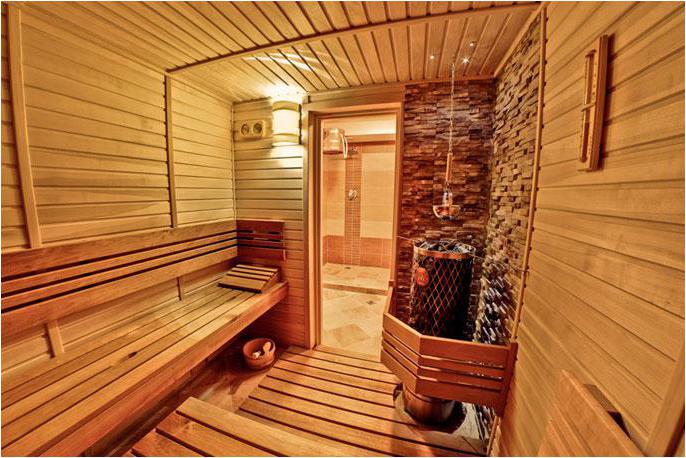 projects of saunas from bar 4 to 6 with an attic 