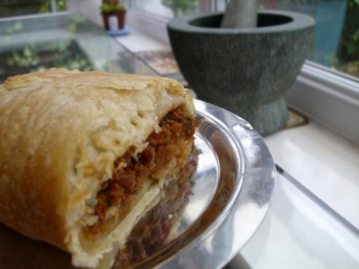 Favorite recipe for pie with minced meat