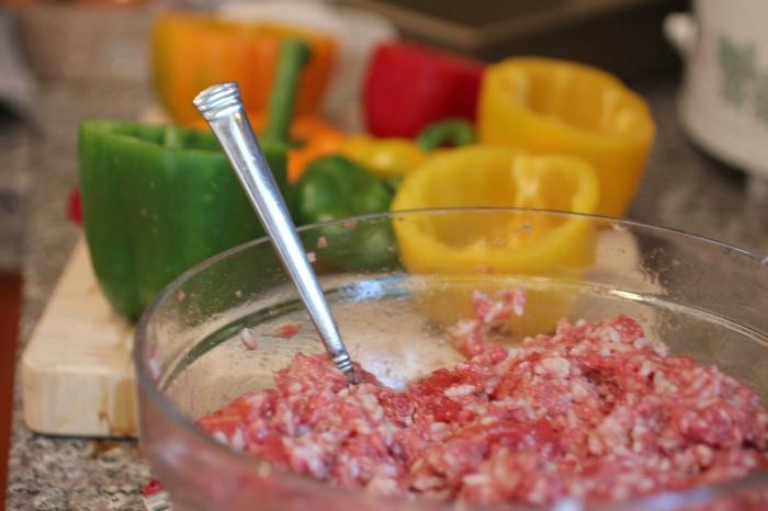 how long to cook the stuffed pepper