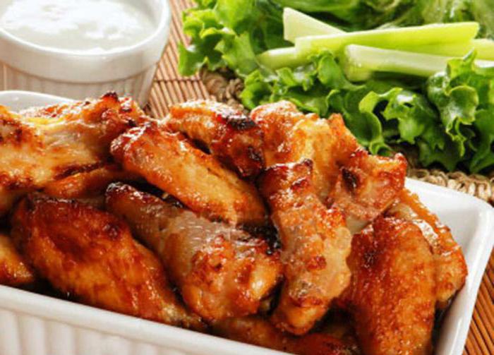 Chicken wings in breading: recipes