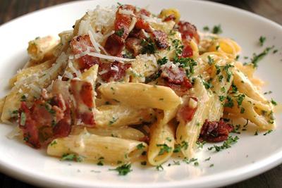 pasta with bacon