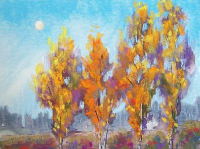 Want to know how to paint in autumn colors?