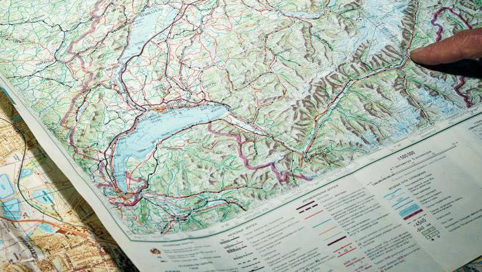 What is a map legend? Types of conventional cartographic symbols